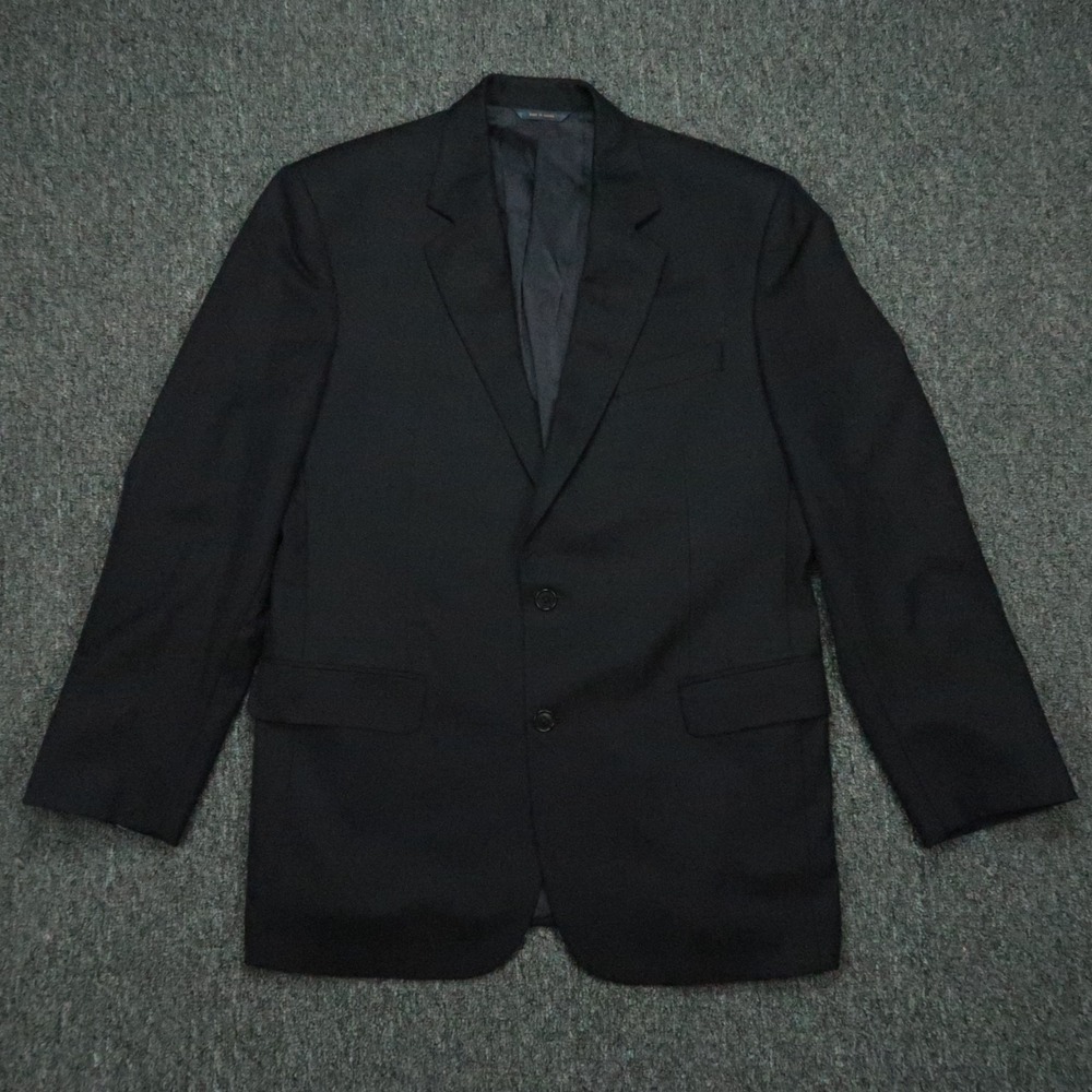 Brooks Brothers Blazer Mens 41R Blue Madison Fit Saxxon Wool Sport Coat